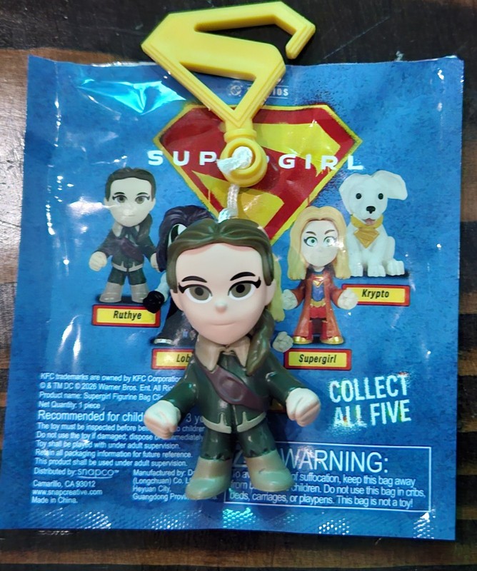 Supergirl - KFC x DC - Ruthye Bag Clip EXCLUSIVE Limited Release
