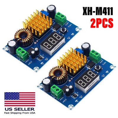 XH-M411 DC-DC Boost Adjustable Step Up Converter 5V-45V Power Supply Module 2PC