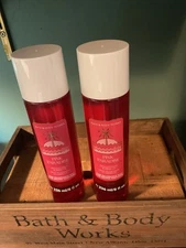 Lot Of TWO Bath and Body Works PINK PARADISE Fragrance Mist Sprays