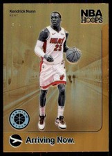 2019-20 Hoops Premium Stock Arriving Now Orange Kendrick Nunn #7