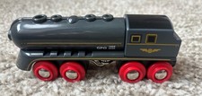 Brio World 33697 Wooden Railway GPO Speedy Bullet Train No Tender