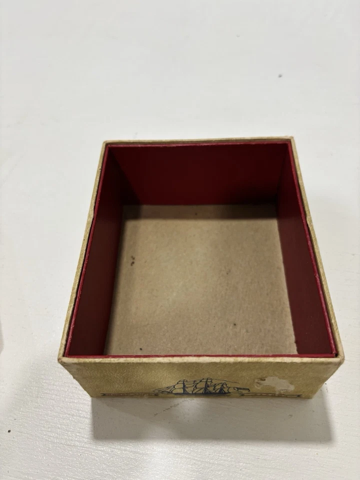 Old Spice Collectible BOX ONLY Salem Frigate Essex Bathroom Barber Shop Decor - Image 4 of 4