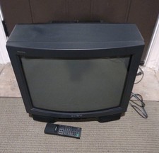 Sony Trinitron 19" CRTV KV-19TS20 w/ Remote  TESTED/WORKS
