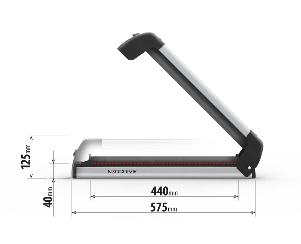 Nordic-King EVO aluminium NK-40, portasci per barre da tetto - Argento - Immagine 3 di 4