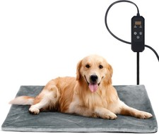 Pet Heating Pad for Dogs and Cats, Adjustable Temperature and Waterproof Pet
