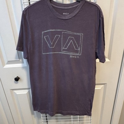 RVCA Pigment Dye Artist Network Program Cotton Jersey Slim Fit T-Shirt Men's L  