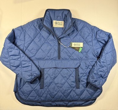 Alpine Design Women s Quilted Anorak Jacket Blue M Thermolite EcoMade NWT