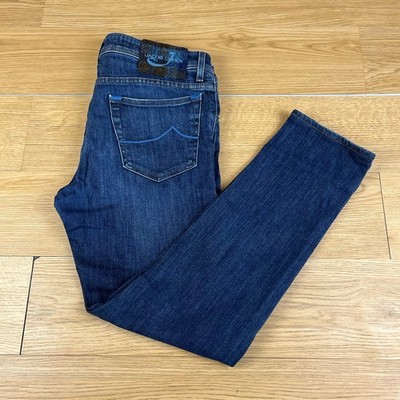 Jacob Cohen Jeans Typ 688 C Stretch Fit Japanese Denim Made in Italy W33 L29