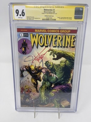  WOLVERINE #1 KIRKHAM VARIANT CGC 9.6 SIGNED BY TYLER KIRKHAM Golden Apple 