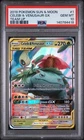 2019 POKEMON SUN & MOON TEAM UP #1 CELEBI & VENUSAUR GX PSA 10
