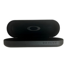 Oakley Hard Clamshell Black Eyeglasses Faux Leather Black Case 6 Soft Lining