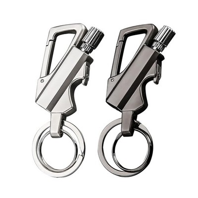 2 Pack Permanent Match Infinity Lighter, Multitool Keychain Bottle Opener, Re...