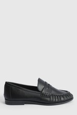 Oasis Black Loafers Womens Daywear Flats