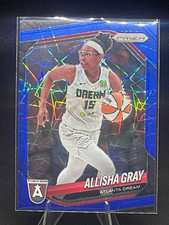 Panini 2025 Prizm WNBA Allisha Gray Atlanta Dream #16 Blue Velocity Prizm