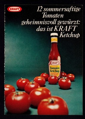 3w8274/ Alte Reklame von 1969   KRAFT Tomaten-Ketchup