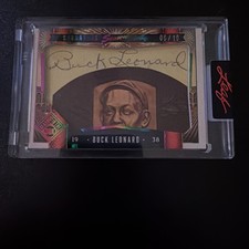 2025 LEAF SIGNATURE SEASONS IN THE SUN CSS-7 BUCK LEONARD 1938 CUT AUTO /10