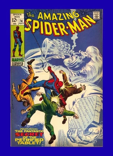 Amazing Spider-Man #74 Doctor Curt Connors App - Last 12 Cent Issue 1969 9.6 NM+