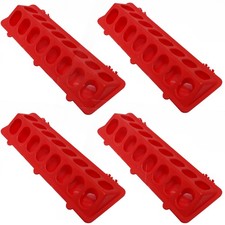 Quail Feeder, 4 Pack Chick Feeder No Waste, Poultry Feeder and Waterer Set, F...