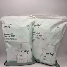 2 Motif Breastmilk Storage Bags 8 oz 190 Count NEW in original sealed package