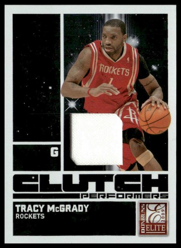 Tracy McGrady [Jersey] #12 2009 Donruss Elite Clutch Performers card