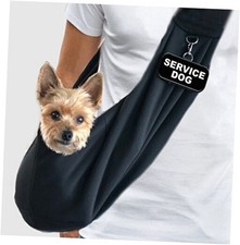 Small Service Dog Sling Carrier with ID Tag EZ-Sling for Small Dogs