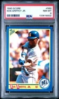 1990 Score #560 Ken Griffey Jr. Seattle Mariners PSA 8 NM-MT