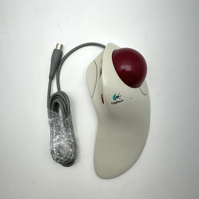 Logitech TrackMan Marble FX T-CJ12 Wired Trackball Mouse Tested WORKS