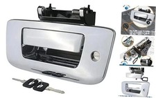 Locking Tailgate Handle Latch w/Bezel  Lock Cylinder  Keys 22755305 Chrome