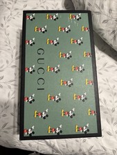 Men’s Authentic Mikey Mouse Gucci Sneakers .size 11.used Worn Once .box &bag
