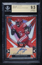 2021 Leaf Valiant Orange /50 Marquez Stevenson #BA-MS1 BGS 9.5 GEM MINT Auto 4z8