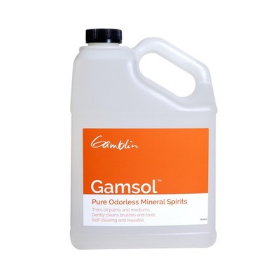 Clean Your Oil Paintings Without Strong Fumes - Gamsol 128 Fl Oz