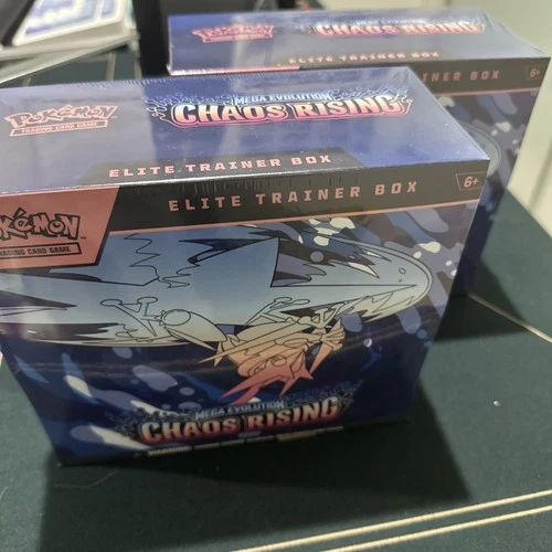 Pokemon TCG Mega Evolution Chaos Rising Elite Trainer Box ETB x2 ✅