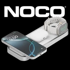 NOCO XGrid XDP3: 3-in-1 Wireless Charging Stand  - MagSafe and Qi2 Compatible