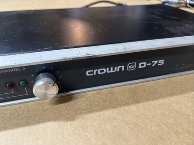Crown D-75A 2 Channel Power Amplifier for sale online | eBay