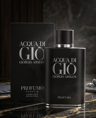 Gio Black Men s Eau De Parfum 4.2 Oz 125ml Long Lasting
