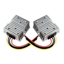 2Pcs DC 24V to 12V 10A 120W Step Down Converter Regulator Waterproof 18V-36V ...