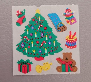❤️❤️Sandylion Originalabschnitt Kromekote Tannenbaum Teddy 90er Jahre❤️❤️