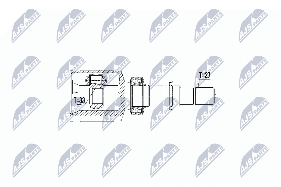 NPW-NS-058 NTY Joint Kit, drive shaft for NISSAN - Image 3