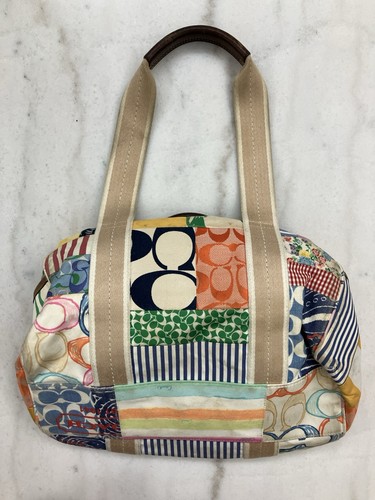 VINTAGE COACH HAMPTONS Patchwork Purse Y2K - Gem