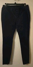 Eileen Fisher Sz PS Blue Organic Cotton Tencel Corduroy Pull on Pants Jeggings