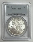 1884-O New Orleans Morgan Silver Dollar Brilliant Uncirculated PCGS MS63