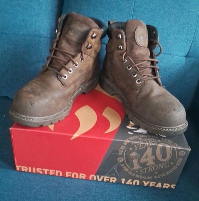 Wolverine Men Floorhand Waterproof Steel-Toe 6'' Work Boot W10633  Boots Size 9.5