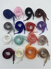 2 Pack Satin Ribbon Shoelaces X Women, Girls, Orange Red 3/4   X 100cm