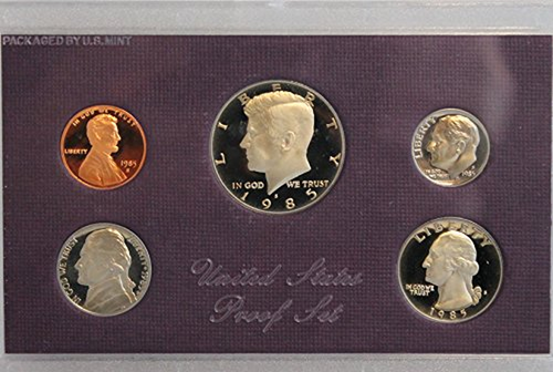 1980 S -1989 Set Clad Proof Set Run 52 Coins - Picture 8 of 8