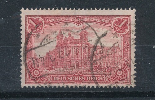 DR: Nr. 94 A II gestempelt, geprüft (seltene Zähnumg)