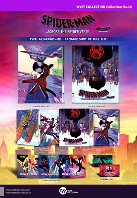 Spider-Man: Across the Spider-Verse Steelbook 4K+2D Full Slip A2 WeET COLLECTION