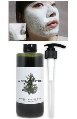 [ WONDER BATH ] Super Vegitoks Cleanser 300ml +Pump 1ea Deep Cleansing  