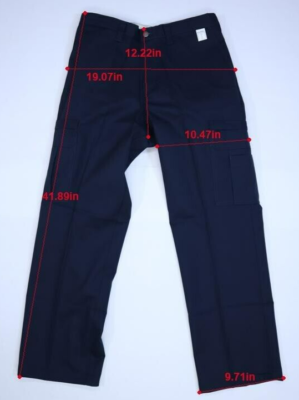 Dickies Mens Navy Blue Industrial Relaxed Fit Straight Leg Cargo