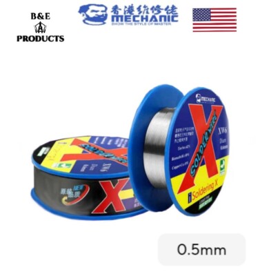 Mechanic XW5, Low Temperature 138°c Lead-Free Soldering Wire iPhone Repair 0.5mm
