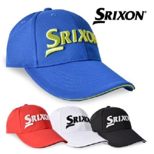DUNLOP SRIXON Color Stitching Cap Golf Hat Sports Outdoor GAH-16056I Gift Auth - Picture 1 of 9